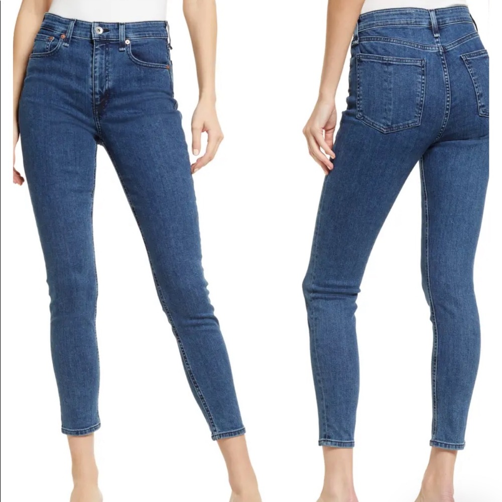 Rag & bone high rise Nina skinny jeans